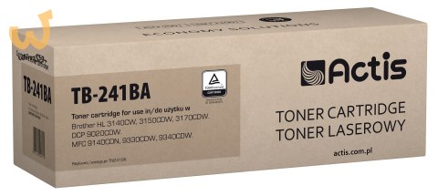 Actis TB-241BA Toner (zamiennik Brother TN-241BK; Standard; 2500 stron; czarny) Actis TB-241BA Toner (zamiennik Brother TN-241BK; Standard; 2500 stron; czarny)