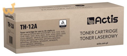 Actis TH-12A Toner (zamiennik HP 12A Q2612A, Canon FX-10, Canon CRG-703; Standard; 2000 stron; czarny)