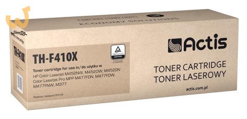 Actis TH-F410X Toner (zamiennik HP 410X CF410X; Standard; 6500 stron; czarny) Actis TH-F410X Toner (zamiennik HP 410X CF410X; Standard; 6500 stron; czarny)