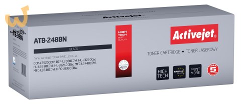 Activejet ATB-248BN Toner (zamiennik Brother TN248BK; Supreme; 1000 stron; czarny) Activejet ATB-248BN Toner (zamiennik Brother TN248BK; Supreme; 1000 stron; czarny)
