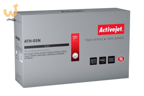 Activejet ATH-05N Toner (zamiennik HP 05A CE505A, Canon CRG-719; Supreme; 3500 stron; czarny) Activejet ATH-05N Toner (zamiennik HP 05A CE505A, Canon CRG-719; Supreme; 3500 stron; czarny)