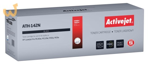 Activejet ATH-142N Toner (zamiennik HP 142A HP142A W1420A; Supreme; 950 stron; czarny; z chipem) Activejet ATH-142N Toner (zamiennik HP 142A HP142A W1420A; Supreme; 950 stron; czarny; z chipem)