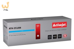 Activejet ATH-351AN Toner (zamiennik HP 205A CF351A; Supreme; 1100 stron; niebieski)