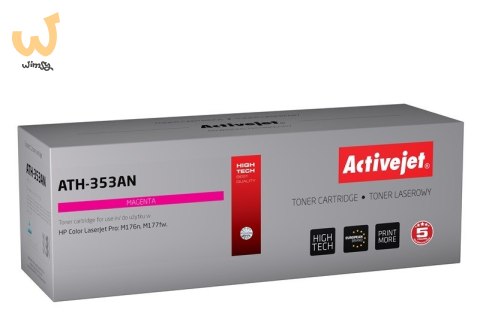 Activejet ATH-353AN Toner (zamiennik HP 205A CF353A; Supreme; 1100 stron; czerwony) Activejet ATH-353AN Toner (zamiennik HP 205A CF353A; Supreme; 1100 stron; czerwony)