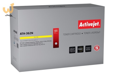 Activejet ATH-362N Toner (zamiennik HP 508A HP508A CF362A; Supreme; 5000 stron; żółty) Activejet ATH-362N Toner (zamiennik HP 508A HP508A CF362A; Supreme; 5000 stron; żółty)