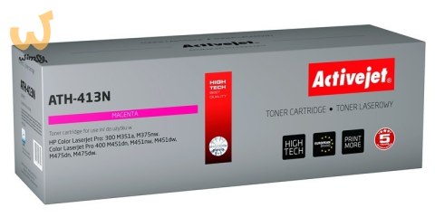 Activejet ATH-413N Toner (zamiennik HP 305A CE413A; Supreme; 2600 stron; czerwony) Activejet ATH-413N Toner (zamiennik HP 305A CE413A; Supreme; 2600 stron; czerwony)