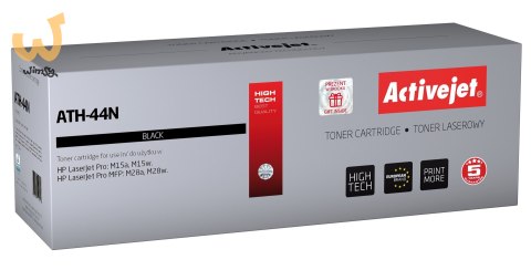 Activejet ATH-44N Toner (zamiennik HP 44A CF244A; Supreme; 1000 stron; czarny) Activejet ATH-44N Toner (zamiennik HP 44A CF244A; Supreme; 1000 stron; czarny)