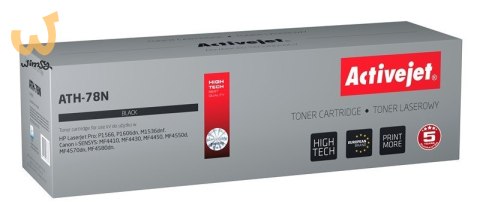 Activejet ATH-78N Toner (zamiennik HP 78A CE278A, Canon CRG-728; Supreme; 2500 stron; czarny) Activejet ATH-78N Toner (zamiennik HP 78A CE278A, Canon CRG-728; Supreme; 2500 stron; czarny)