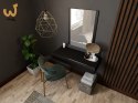 Toaletka z lustrem PAFOS 80x41,6x100 czarny mat