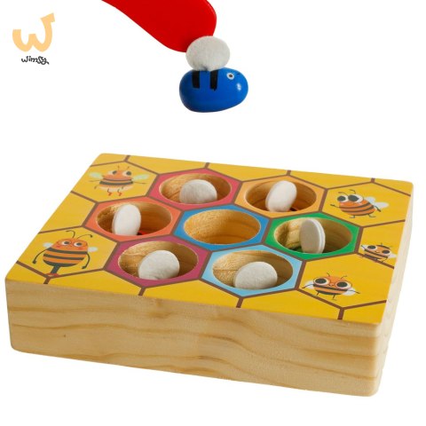 Gra edukacyjna plaster miodu pszczółki montessori Gra edukacyjna plaster miodu pszczółki montessori