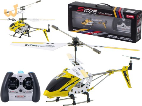 Helikopter zdalnie sterowany na pilota RC SYMA S107G żółty Helikopter zdalnie sterowany na pilota RC SYMA S107G żółty