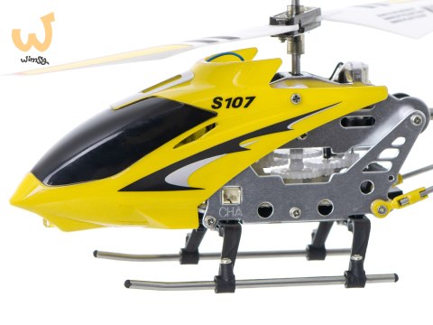 Helikopter zdalnie sterowany na pilota RC SYMA S107G żółty Helikopter zdalnie sterowany na pilota RC SYMA S107G żółty