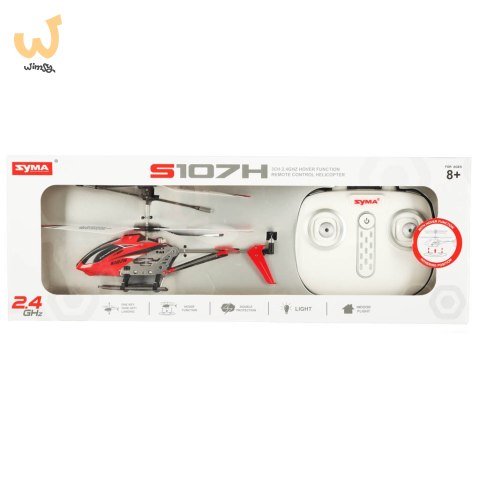 Helikopter zdalnie sterowany na pilota RC SYMA S107H 2.4GHz RTF czerwony Helikopter zdalnie sterowany na pilota RC SYMA S107H 2.4GHz RTF czerwony