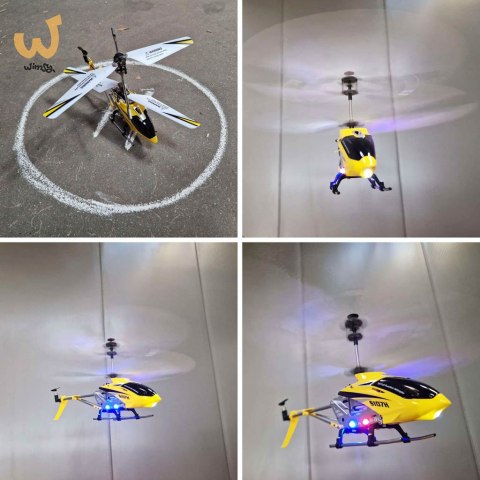 Helikopter zdalnie sterowany na pilota RC SYMA S107H 2.4GHz RTF żółty Helikopter zdalnie sterowany na pilota RC SYMA S107H 2.4GHz RTF żółty