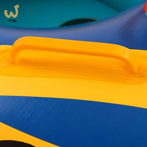 Kółko do pływania dla niemowląt koło pontonik dla dzieci dmuchany z siedziskiem z kierownicą 15kg Kółko do pływania dla niemowląt koło pontonik dla dzieci dmuchany z siedziskiem z kierownicą 15kg