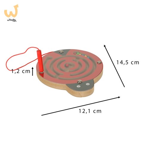 Labirynt magnetyczny kuleczki biedronka Labirynt magnetyczny kuleczki biedronka