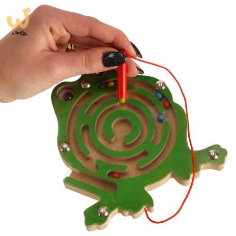 Labirynt magnetyczny kuleczki żaba Labirynt magnetyczny kuleczki żaba
