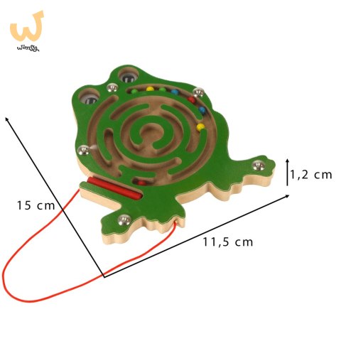 Labirynt magnetyczny kuleczki żaba Labirynt magnetyczny kuleczki żaba