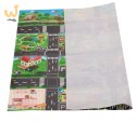 Mata do zabawy miasto ulica + znaki drogowe wodoodporna kolorowa 130x100cm