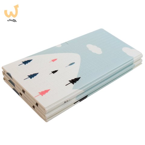 Mata edukacyjna dwustronna składana ulica las 177 x 198 x 1 cm Mata edukacyjna dwustronna składana ulica las 177 x 198 x 1 cm
