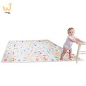 Mata edukacyjna dwustronna składana ulica las 177 x 198 x 1 cm