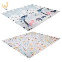 Mata edukacyjna piankowa dwustronna składana ulica las 177 x 158 cm