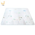 Mata edukacyjna piankowa miarka wzrostu szara 200 x 180 cm