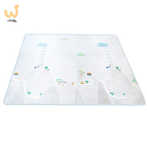 Mata edukacyjna piankowa miarka wzrostu szara 200 x 180 cm Mata edukacyjna piankowa miarka wzrostu szara 200 x 180 cm