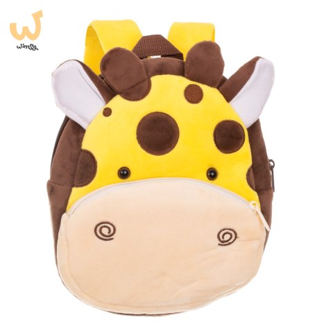 Plecak dla przedszkolaka do przedszkola pluszowy żyrafa 24cm Plecak dla przedszkolaka do przedszkola pluszowy żyrafa 24cm