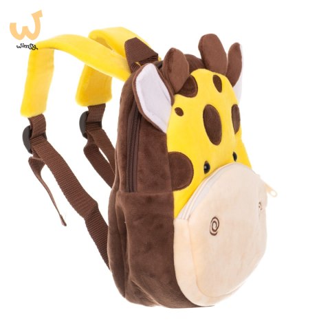Plecak dla przedszkolaka do przedszkola pluszowy żyrafa 24cm Plecak dla przedszkolaka do przedszkola pluszowy żyrafa 24cm