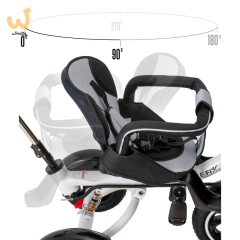 Rowerek Trójkołowy Trike Fix V3 czarny Rowerek Trójkołowy Trike Fix V3 czarny