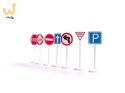 Transporter samolot + 3 auta pojazdy budowlane