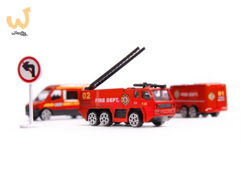 Transporter samolot + 3 auta straż pożarna Transporter samolot + 3 auta straż pożarna