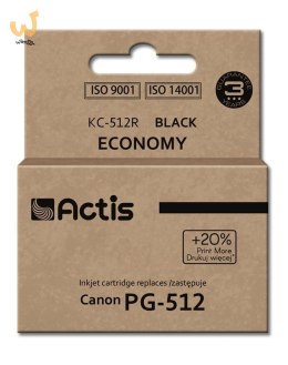 Actis KC-512R Tusz (zamiennik Canon PG-512; Standard; 15 ml; czarny)