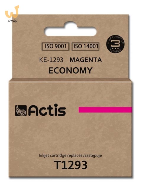 Actis KE-1293 Tusz (zamiennik Epson T1293; Standard; 15 ml; czerwony) Actis KE-1293 Tusz (zamiennik Epson T1293; Standard; 15 ml; czerwony)