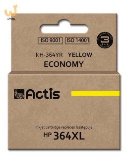 Actis KH-364YR Tusz (zamiennik HP 364XL CB325EE; Standard; 12 ml; żółty)