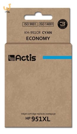 Actis KH-951CR Tusz (zamiennik HP 951XL CN046AE; Standard; 25 ml; niebieski)