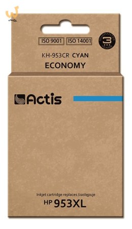 Actis KH-953CR Tusz (zamiennik HP 953XL F6U16AE; Standard; 25ml; niebieski) - Nowy Chip