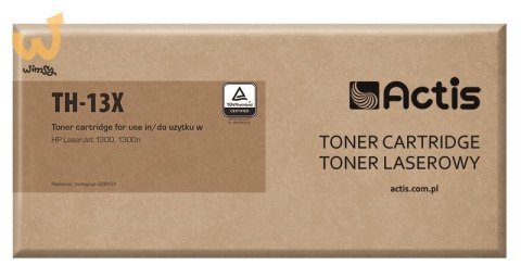 Actis TH-13X Toner (zamiennik HP 13X Q2613X; Standard; 4000 stron; czarny) Actis TH-13X Toner (zamiennik HP 13X Q2613X; Standard; 4000 stron; czarny)