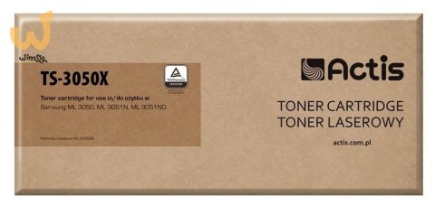 Actis TS-3050X Toner (zamiennik Samsung ML-D3050B; Standard; 8000 stron; czarny) Actis TS-3050X Toner (zamiennik Samsung ML-D3050B; Standard; 8000 stron; czarny)