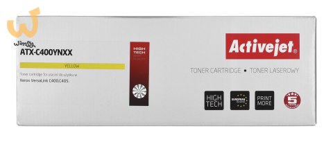 Activejet ATX-C400YNXX Toner (zamiennik Xerox 106R03533; Supreme; 8000 stron; żółty) Activejet ATX-C400YNXX Toner (zamiennik Xerox 106R03533; Supreme; 8000 stron; żółty)