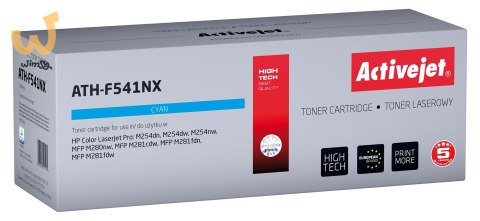 Activejet ATH-F541NX Toner (zamiennik HP 203X HP203X CF541X CRG 054H CRG054H; Supreme; 2500 stron; błękitny) Activejet ATH-F541NX Toner (zamiennik HP 203X HP203X CF541X CRG 054H CRG054H; Supreme; 2500 stron; błękitny)
