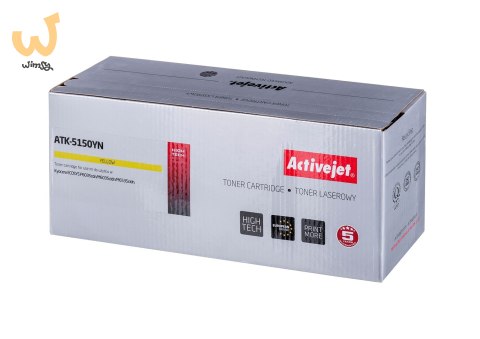 Activejet ATK-5150YN Toner (zamiennik Kyocera TK-5150Y; Supreme; 10000 stron; żółty) Activejet ATK-5150YN Toner (zamiennik Kyocera TK-5150Y; Supreme; 10000 stron; żółty)