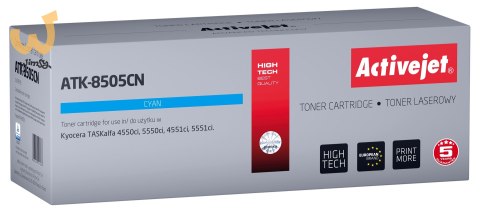 Activejet ATK-8505CN Toner (zamiennik Kyocera TK-8505C; Supreme; 20000 stron; niebieski) Activejet ATK-8505CN Toner (zamiennik Kyocera TK-8505C; Supreme; 20000 stron; niebieski)