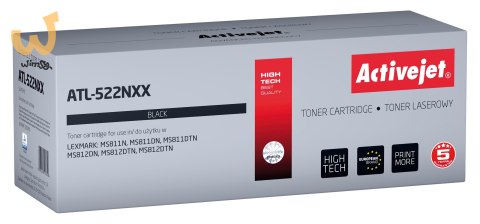 Activejet ATL-522NXX Toner (zamiennik Lexmark 52D2X00 (522X); Supreme; 45000 stron; czarny) Activejet ATL-522NXX Toner (zamiennik Lexmark 52D2X00 (522X); Supreme; 45000 stron; czarny)