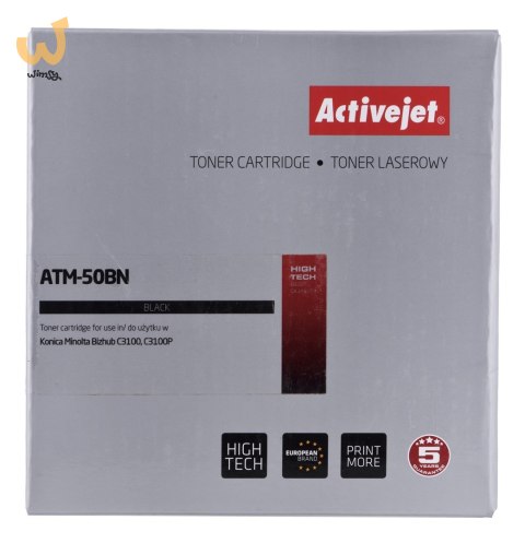 Activejet ATM-50BN Toner (zamiennik Konica Minolta TNP50K; Supreme; 6000 stron; czarny) Activejet ATM-50BN Toner (zamiennik Konica Minolta TNP50K; Supreme; 6000 stron; czarny)