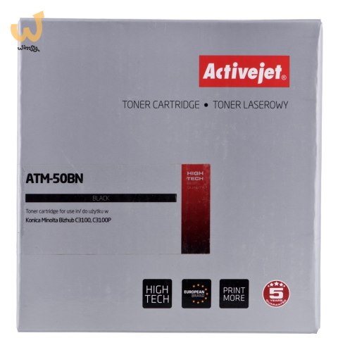 Activejet ATM-50BN Toner (zamiennik Konica Minolta TNP50K; Supreme; 6000 stron; czarny) Activejet ATM-50BN Toner (zamiennik Konica Minolta TNP50K; Supreme; 6000 stron; czarny)