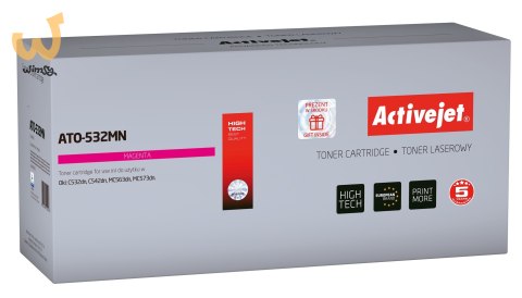 Activejet ATO-532MN Toner (zamiennik OKI 46490402; Supreme; 1500 stron; czerwony) Activejet ATO-532MN Toner (zamiennik OKI 46490402; Supreme; 1500 stron; czerwony)