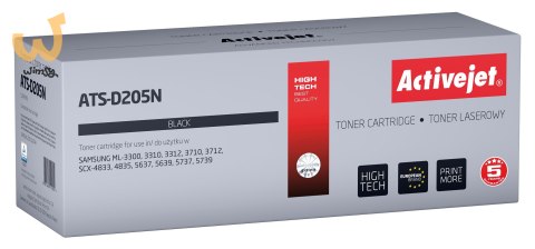 Activejet ATS-D205N Toner (zamiennik Samsung MLT-D205S; Supreme; 2000 stron; czarny) Activejet ATS-D205N Toner (zamiennik Samsung MLT-D205S; Supreme; 2000 stron; czarny)