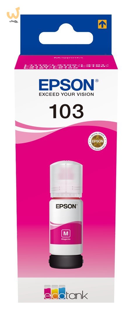 Tusz Epson C13T00S34A (oryginał 103; 65 ml; czerwony)